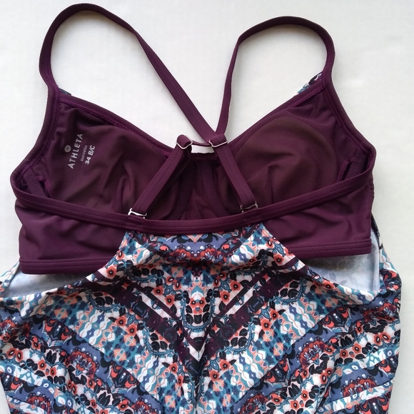 Athleta Marrakesh swim tankini 34B/C - Picture 6 of 8